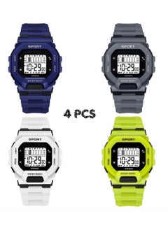 Buy 4Pcs Kids Water Resistant Digital Watch in UAE