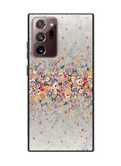 Buy Protective Case Cover For Samsung Galaxy Note20 Ultra 5G Digital Floral Garland Design Multicolour in UAE