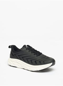 اشتري Men's Logo Detail Sports Shoes with Lace-Up Closure في الامارات