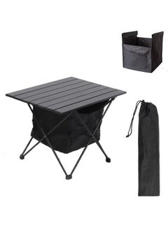 Buy Outdoor New Portable Picnic Table Self Driving Camping Aluminum Alloy Light Barbecue Table - Black in Saudi Arabia