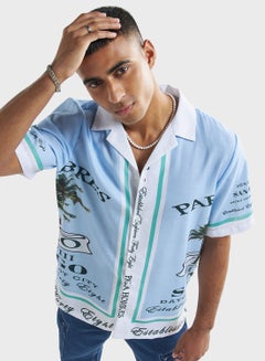 Buy Graphic Relaxed Fit Shirt in Saudi Arabia