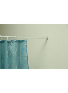 Buy Ulla Shower Curtain Rod 17/20mm 130-240cm Chrome in UAE