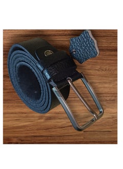 Buy Men's Leather Belt  Elegant Design that Adds a Touch of Elegance to your Look - 125CM in Egypt