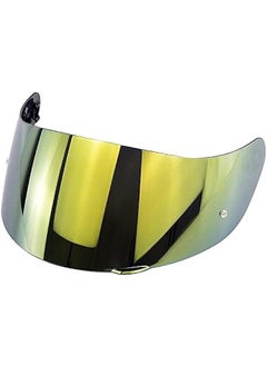 Buy Gold Motorcycle Helmet Visor Shield for AGV K1 K3SV K5S Sunscreen Lens Accessories Universal in Saudi Arabia