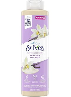 Buy St. Ives Pampering Body Wash Vanilla & Oat Milk 650ml in UAE