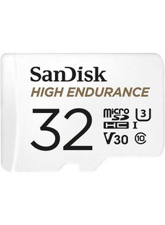 Buy 32Gb High Endurance Video Microsdhc Card With Adapter For Dash Cam And Home Monitoring Systems - C10, U3, V30, 4K Uhd, Micro Sd Card - Sdsqqnr-032G-Gn6Ia in Saudi Arabia