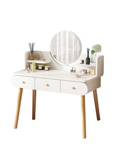 Buy Modern Simple Dresser Vanity Table With Drawer 100*40*121cm in Saudi Arabia