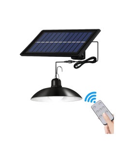 اشتري Split solar lamp home indoor and outdoor garden lamp camping tent chandelier light control with remote control （white light) في الامارات