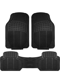 Buy Floor Mats For Heavy Duty Vehicles SUVs And Trucks Black Car Mats For Car Flooring Waterproof Decoration Universal Flooring For Car Interior Accessories in Saudi Arabia