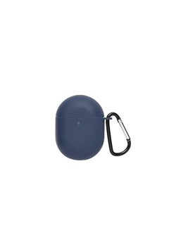 اشتري Redmi Buds 4 Case and Redmi Air Dots 3 Pro and Redmi Buds 3 Pro Case Protective Silicone Case, Portable Charging with Carabiner Anti-Lost Keychain (Blue) في مصر