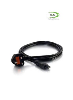 Buy 0.5m UK Laptop Power Cord (BS 1363 to IEC 60320 C5) Black in UAE