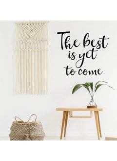 Buy Home Gallery The Best is Yet to Come Sticker wall art 55x50 cm Black in Egypt