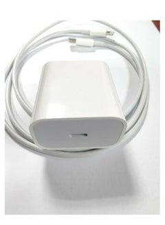 Buy 20W USB-C Original Fast Charger Adapter for Iphone 13 12 11 X 8 7 6 in UAE