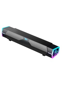 اشتري Naye New Desktop Soundbar Subwoofer for Computers, Wired Gaming Home Audio System with Deep Bass, Wired Version في السعودية