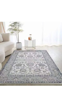 Buy Rectangular Soft Touch Carpet Grey 200x300cm in Saudi Arabia