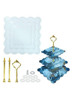 3 Tier Cake Stand Resin Tray Molds,diy Irregular Epoxy Resin Casting Mold  Home Decoration Craft Wit
