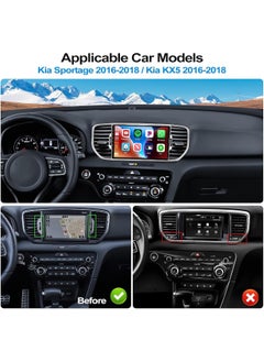 Buy Android Car Stereo For Kia Sportage 2016-2018 With Apple Carplay Android Auto Wireless WiFi DSP FM&AM BT AHD Camera Included Quick Boot Touchscreen  8 123GB Carplay in UAE