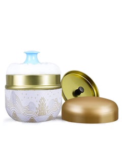 اشتري Powder Case with Puff for Body Empty Container Dusting Box Baby After Bath Kit Makeup Dispenser في الامارات