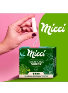 Buy Micci Super women's tampons 8 pieces in Egypt