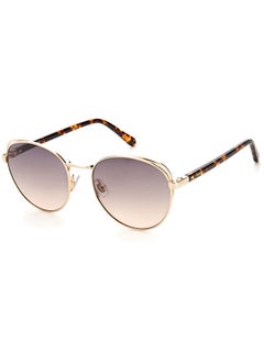 اشتري Women's UV Protection Oval Sunglasses - Fos 2107/G/S Gold 54 - Lens Size 54 Mm في السعودية