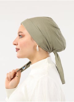 Buy Padded Cotton Bonnet Green For Women in Egypt