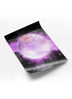 Buy Poster Painting Art With Four Separate Pieces Of Double-Sided Stickers Starry Cosmic Space For Home Bedroom Living Room And Office Decor in Saudi Arabia