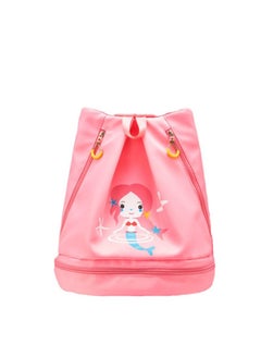 Buy Children's Dry and Wet Separation Swimming Bag Portable Drawstring Backpack Waterproof Gym Sports Pool Beach Gear Bag in UAE