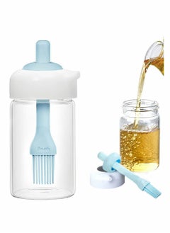 اشتري Oil Dispenser Bottle with Brush, Vinegar Soy Sauce Mister Bottle, Seasoning Container Glass Condiment Bottles for Kitchen Cooking Baking Air Fryer Basting BBQ Buffet Roasting Marinating في السعودية