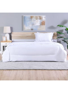 اشتري Ultrasoft Super King Duvet 100% Polyester Plush Duvet Inserts Breathable Soft Comforter Cover Bed Essentials For Bedroom  L 220 X W 240 Cm  White في الامارات