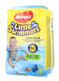 اشتري HUGGIES SWIM PANTS SML 3-4 YEAR 12`S في الامارات