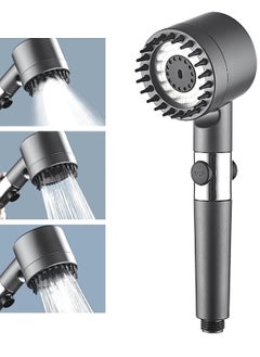 Buy Turbo charged Shower Filter Shower Head High Pressure Bathroom Accessories Set to Remove Chlorine and Impurities, Massages Scalp to Anti Hairfall and Dry Skin and Skin Beauty Multifunctional Shower in UAE