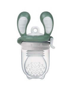 اشتري Food Feeder For Baby Single Pack Size M From 4 Months And Above -Olive في الامارات