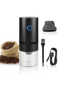 Buy USB Rechargeable Portable Electric Burr Coffee Grinder, 4 Cups Small Automatic Conical Burr with Multi Grind Setting for Espresso Drip Pour Over French Press in Saudi Arabia