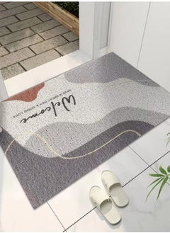 اشتري 1-Piece Welcome Anti-Skid Doormat PVC Multicolor 70 x 45 Centimeter في الامارات