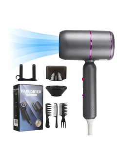 Buy Professional Hair Dryer Ac Motor 2000w Ionic Conditioning Fast Hairdryer Blow Dryer With Diffuser in UAE