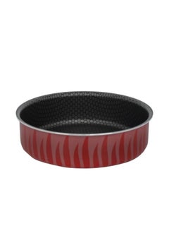 Buy Red Flame Round Oven Tray Red in Saudi Arabia