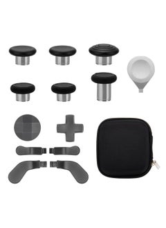 Buy 13 in 1 Metal Thumbsticks for Xbox One Elite Series 2, Elite Series 2 Controller Accessory Parts, Gaming Accessory Replacement, Metal Mod 6 Swap Joysticks, 4 Paddles, 2 D-Pads, 1 Tool Black in Saudi Arabia