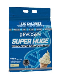 Buy Super Huge Mass Gainer - Vanilla Ice Cream - (5.4 Kg) in Saudi Arabia