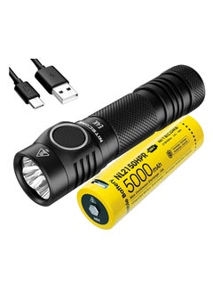 Buy NITECORE E4K 4400 Lumen EDC Flashlight with 5000mAh USB-C Rechargeable Battery in UAE