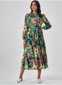 Buy Floral Print Dress in Saudi Arabia