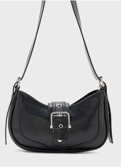 Buy Crossbody Bag Witrh Eyelet Detail in Saudi Arabia