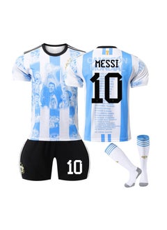 Buy Argentina Jersey for Men & Women Kid Boy Grils T-Shirt Kit Suit National Team & Clubs Short Sleeve Uniform Sports Shorts Printed in UAE