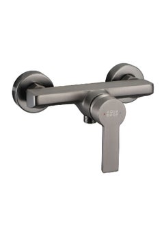 Buy Durable Modern Design Single Handle Solid Brass Shower Mixer Gun Grey 1 x 1 x 1 cm JS-622304GG in Saudi Arabia