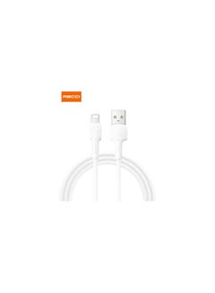 Buy Richie RS10L - 2.4A fast charging cable - 1 meter - white in Egypt