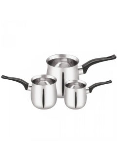 Buy Steel coffee pot set 3 pcs in Saudi Arabia