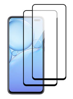 Buy Pack of 2 Tempered Glass Screen Protector With 9H hardness For VIVO Y12S in UAE