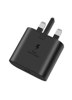 اشتري شاحن سريع للغاية بقدرة 45 واط USB C - متوافق مع S24 S23 S22 S21 S20 Ultra، S24+ S23+ S22+ S21+، A53، A15، A55، A54 - محول طاقة Type C في السعودية