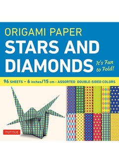 Buy Origami Paper 96 Sheets Stars And Diamonds 6 Inch 15 Cm Tuttle Origami Paper Origami Sheets Pr in UAE