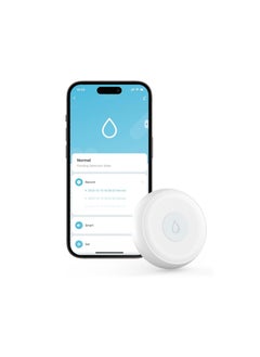 اشتري Water Leak Sensor, Water Sensor, Wireless Water Leak Detector with App Notifications, Flood Detection for Smart Home, Water Alarm for Kitchen Bathroom Basement, Requires Zigbee Gateway/Hub في الامارات