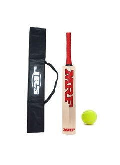 Buy Popular Willow Cricket Bat Size 5 With Ball Pack Of 1 in UAE